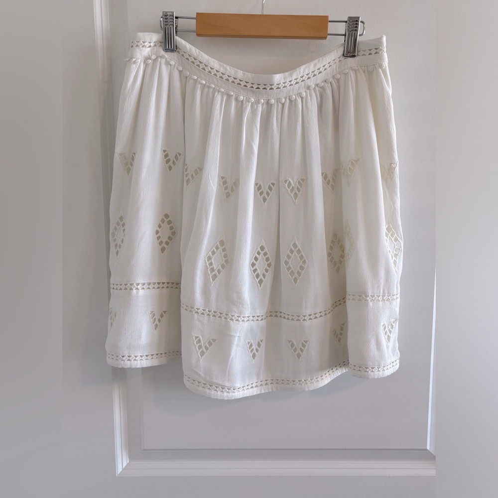 Scotch and soda beach holiday eyelet miniskirt